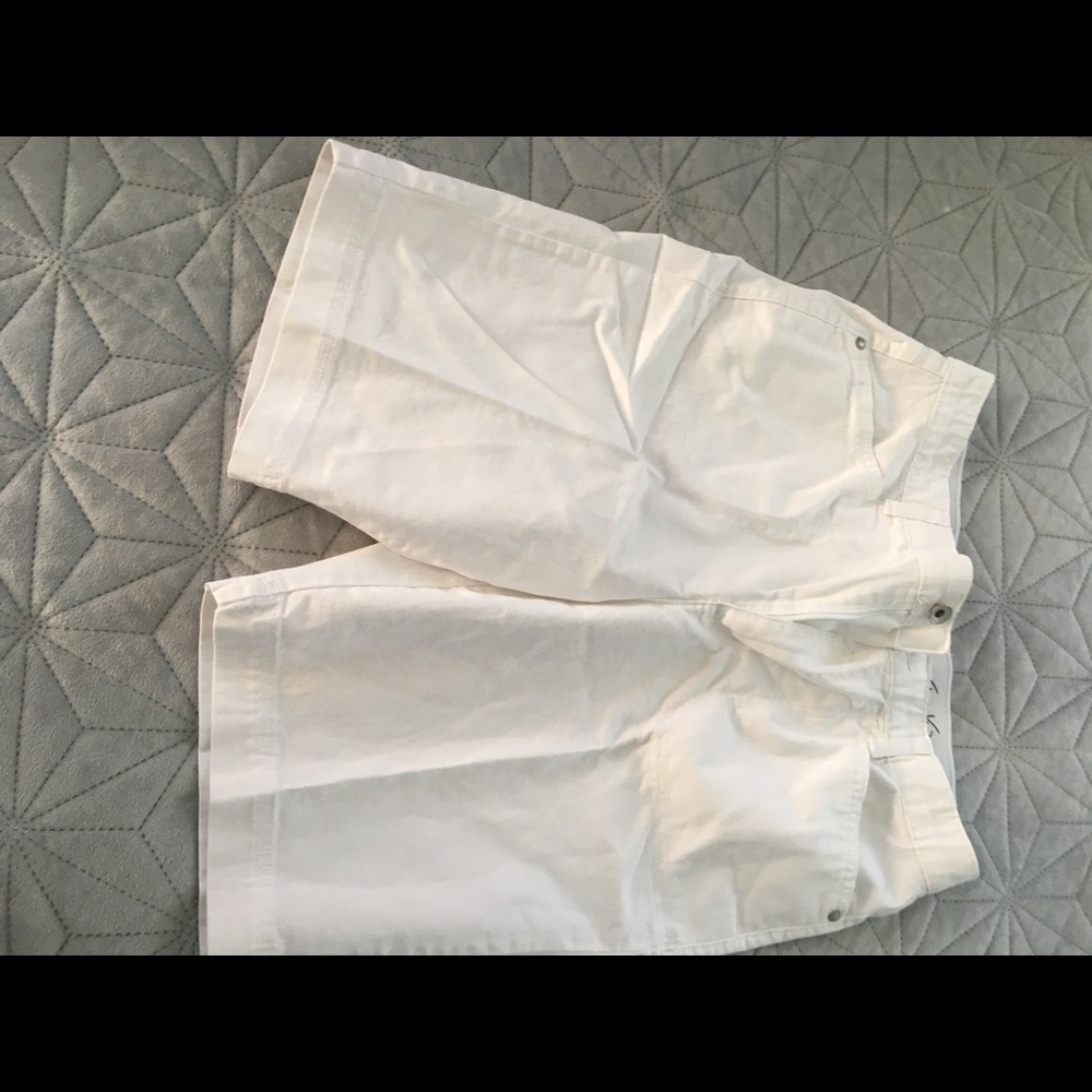 White shorts